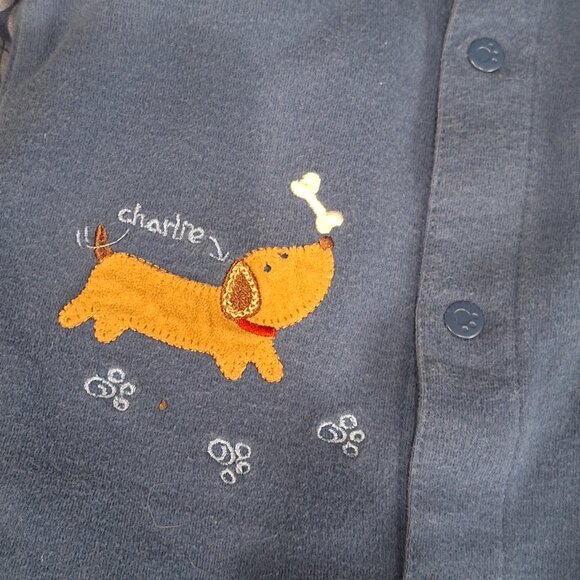 carters onesie with dogs 6 to 9 months - Picture 2 of 7